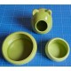 Keramik-Futtertrog, grün - 9 x 5 cm